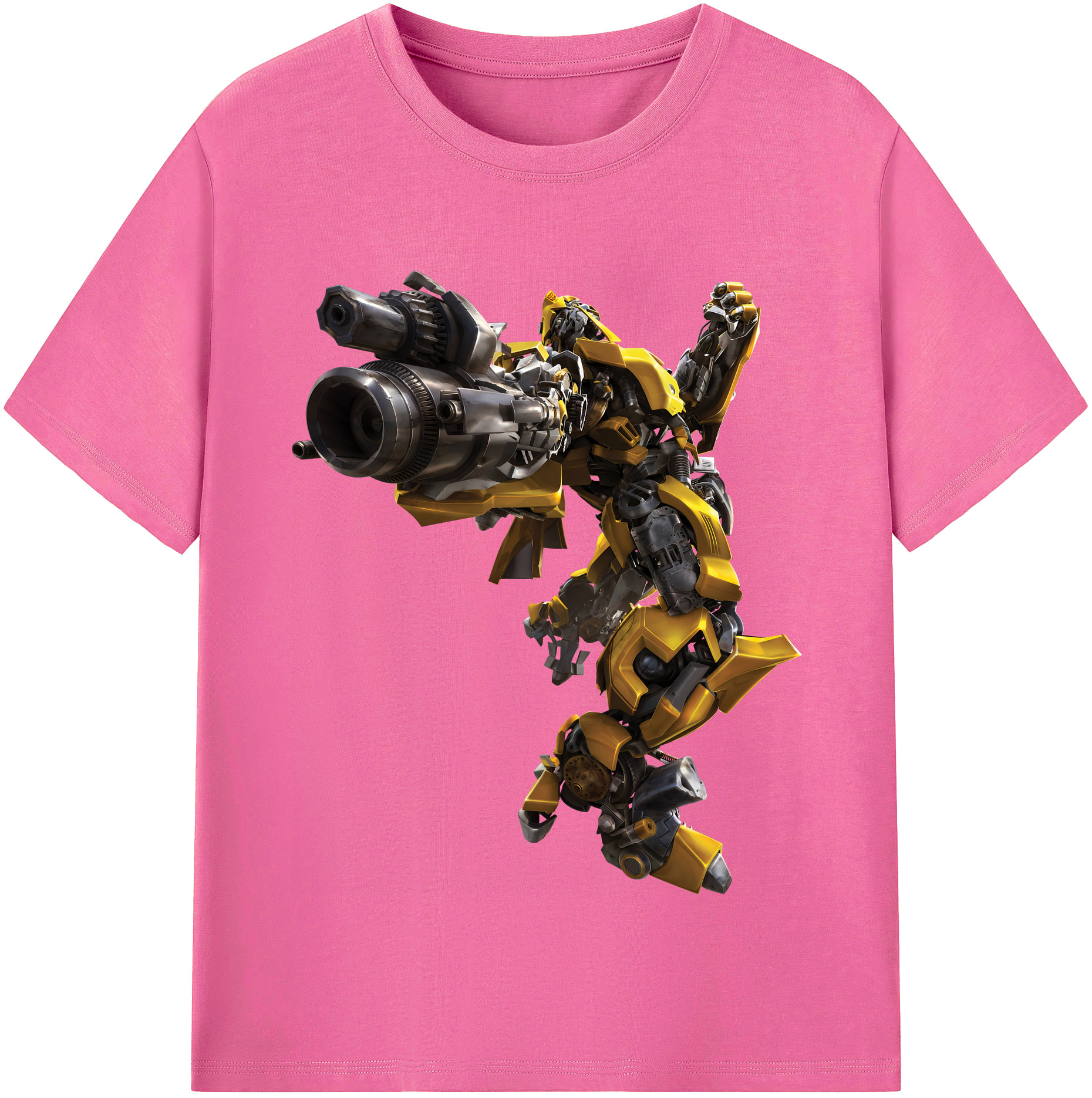 （画像用） Transformers トランスフォーマー レディースカジュアルプリントTシャツ（綿100％）